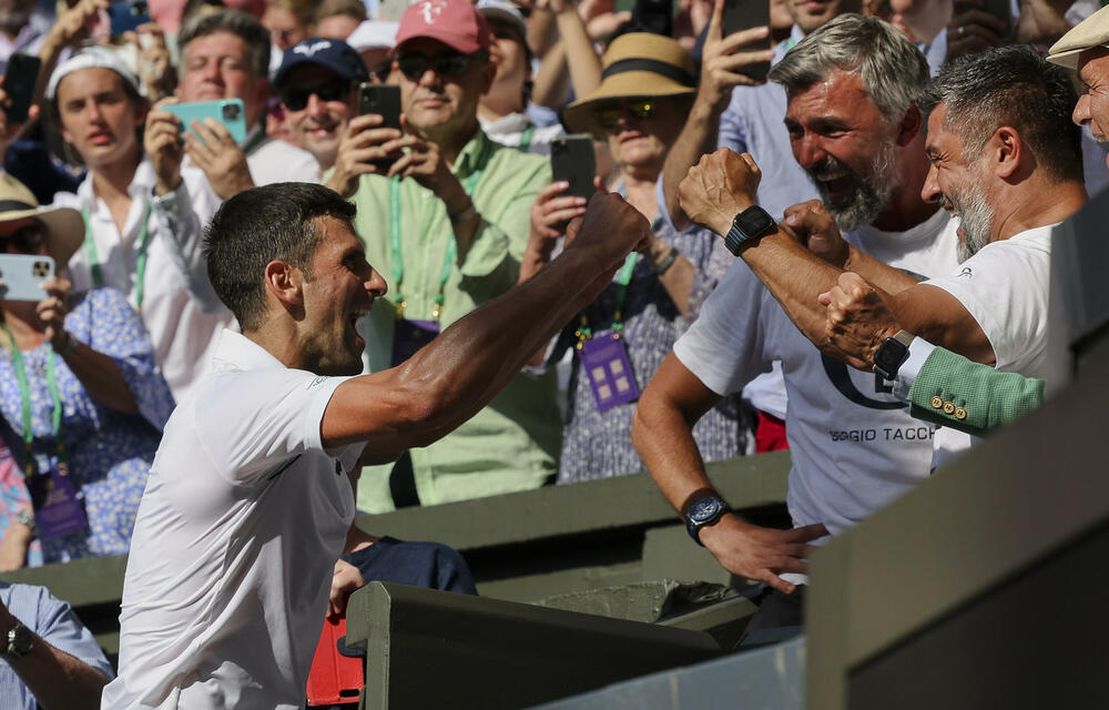 Novak Đoković i Goran Ivanišević