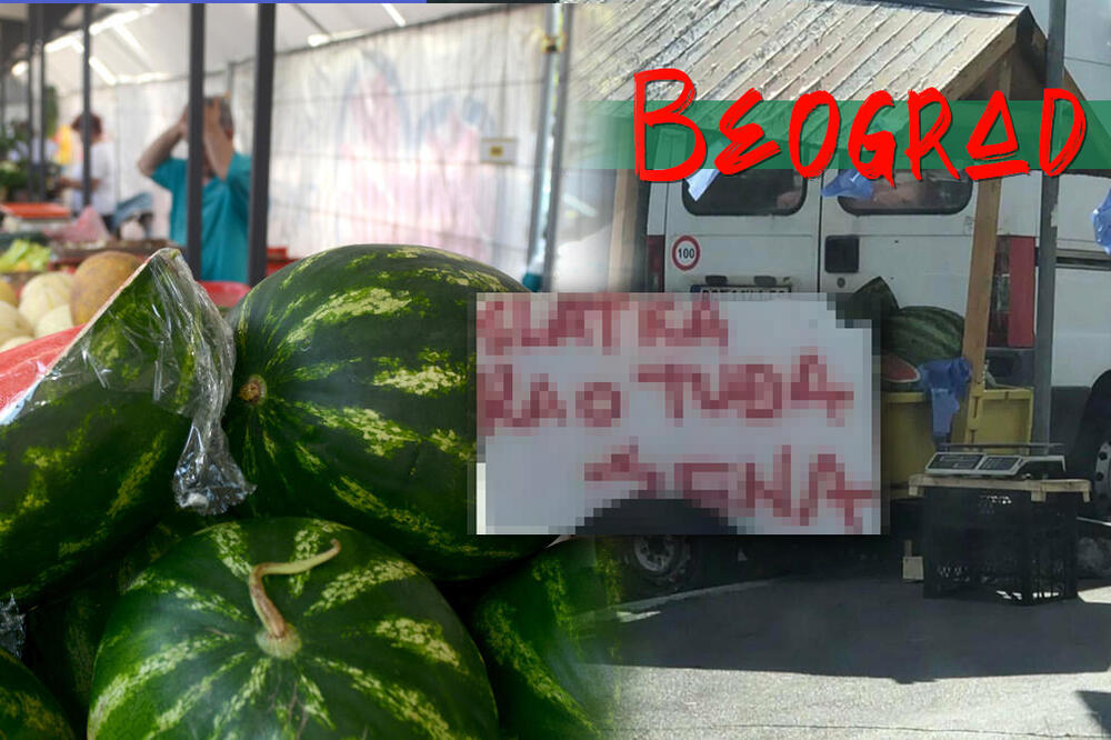 BOG MARKETINGA ŽIVI U SRBIJI: Prodaje lubenice na ulici, a ovako MAMI KUPCE - "NEVERNICI" POHRLILI (FOTO)