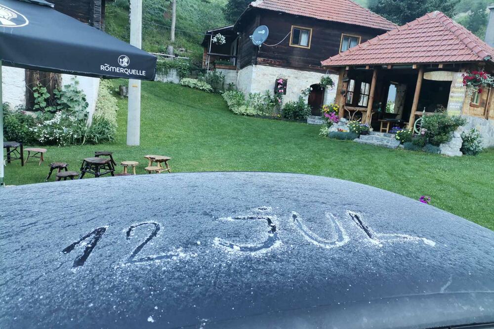 NOVOVAROŠANI LEGLI U LETO, PROBUDILI SE U ZIMU! Jutros izmereno - 3 STEPENA! ODŽACI ĆE DA DIME NA PETROVDAN (FOTO)