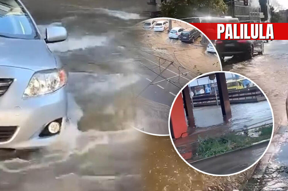 POZNAT UZROK HAVARIJE KOD MAŠINSKOG FAKULTETA: Ekipe na terenu, VODA ODNELA ASFALT saobraćaj u PREKIDU! (VIDEO)