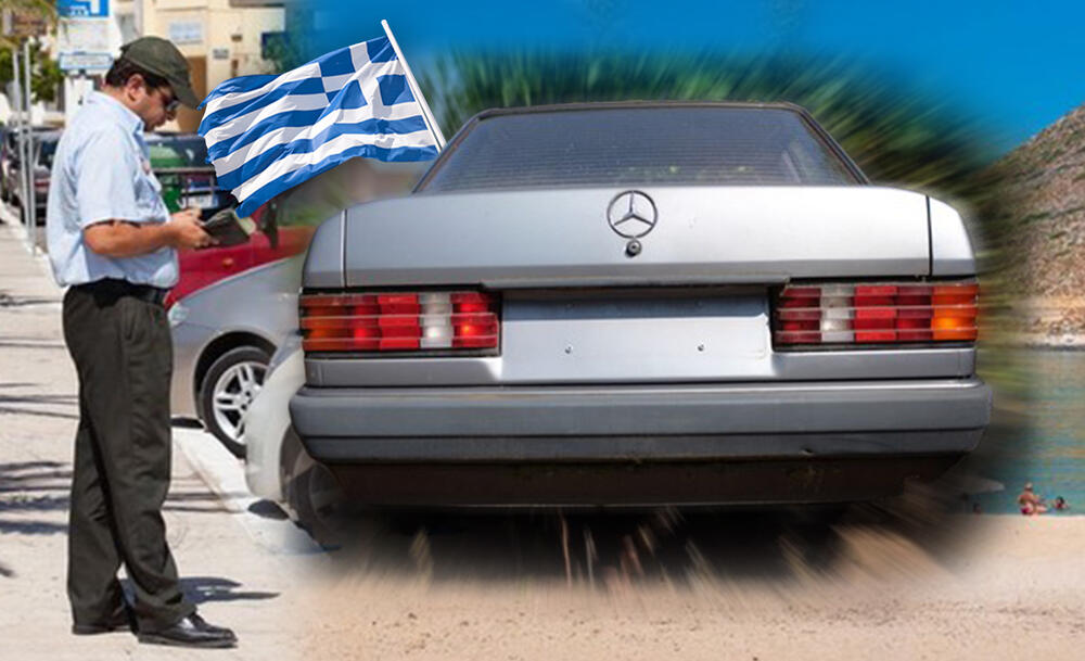 Grčka, Tablice, Parking