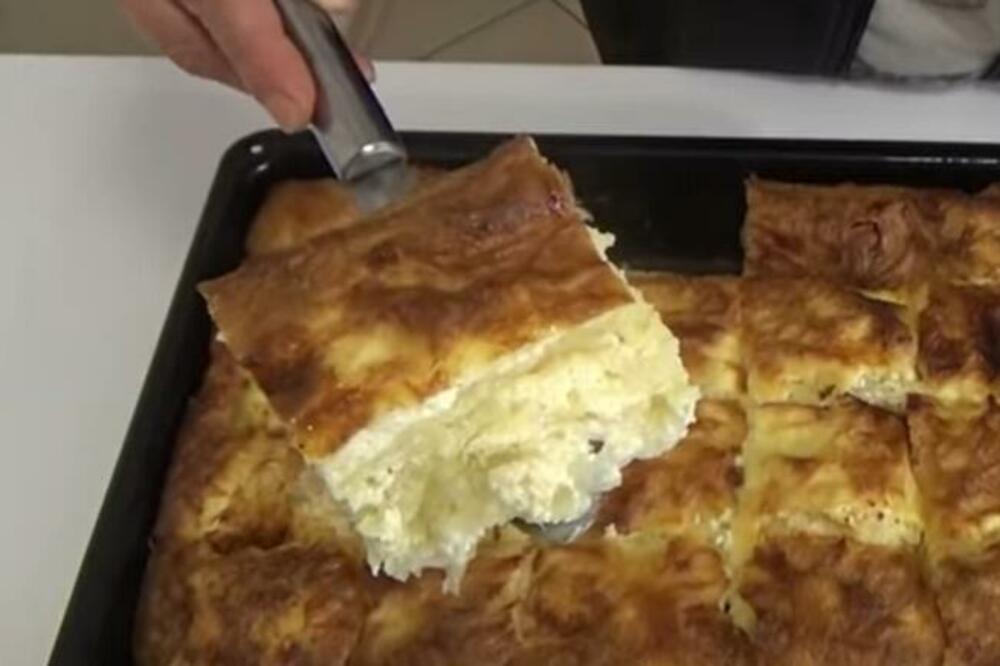 OVA PITA BOLJA JE I OD BUREKA IZ PEKARE: Priprema se za manje od 15 minuta, mogu da je prave i početnici