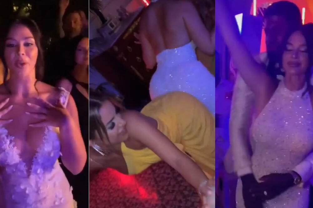 P(R)OMEŠAJ CRNU I ZLATNU... NBA as i Danijela Rajić napravili RASKALAŠNU svadbu, treštala srpska muzika! (VIDEO)
