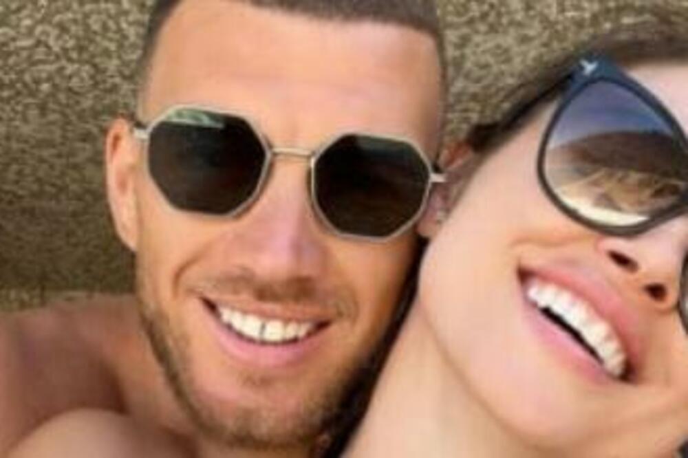 Džeko sa suprugom uživa na hrvatskom primorju: "GORIŠ MAMASITA" - LEPA AMRA IZAZVALA BURNE REAKCIJE NA INSTAGRAMU!