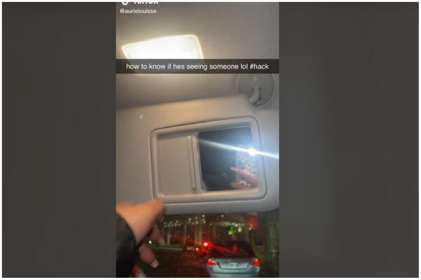 OTKRIJTE DA LI VAS VARA POMOĆU OGLEDALA: Devojka objavila trik posle kojeg ćete ga ODMAH PROVALITI (VIDEO)