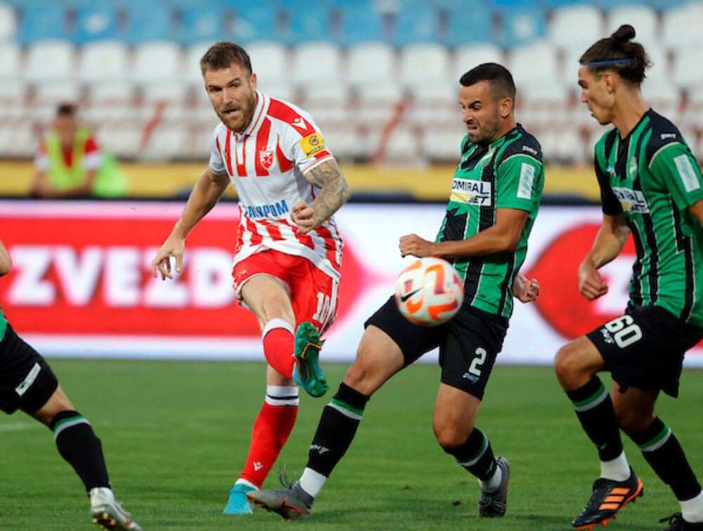 Detalj sa utakmice Crvene zvezde i Kolubare