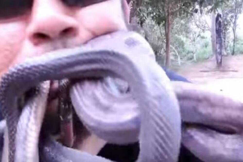 GLEDATE NA SOPSTVENU ODGOVORNOST! Strpao je u usta 4 ZMIJE i još dve GADOSTI: Ovo je najjeziviji VIDEO u istoriji