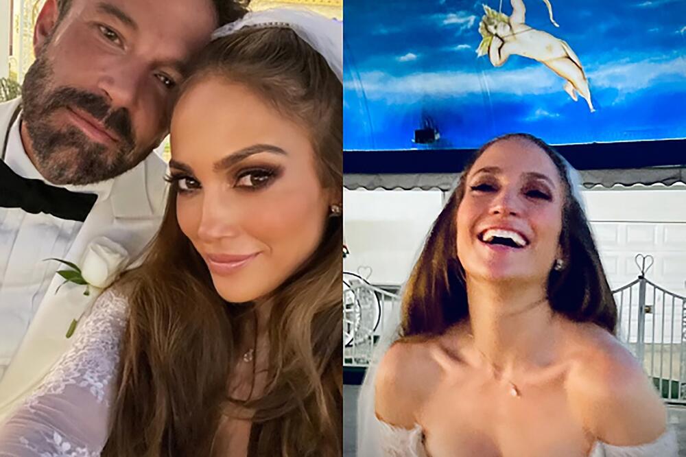 DŽEJ LO ZAGRMELA NA SVOM VENČANJU: Nosila ČIPKASTU venčanicu i jednu KLASIČNU,svima otpala vilica kad je UŠLA(FOTO)