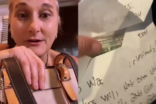 KUPILA POLOVNU TORBICU, PA SE FRAPIRALA: U njoj bilo novca, ali i misteriozno PISMO, poruka RAZARA dušu! (VIDEO)