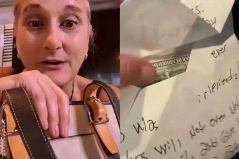 KUPILA POLOVNU TORBICU, PA SE FRAPIRALA: U njoj bilo novca, ali i misteriozno PISMO, poruka RAZARA dušu! (VIDEO)