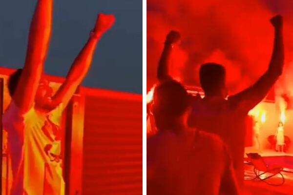 OVO SE NE DOŽIVLJAVA SVAKI DAN! Baklje i pesma na ispraćaju u Crvenu zvezdu, spreman je za huk navijača! (VIDEO)