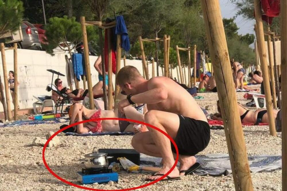 OTIŠAO NA HRVATSKU PLAŽU PA URADIO NEŠTO ŠOKANTNO: Svi gledaju šta je IZVADIO (FOTO)