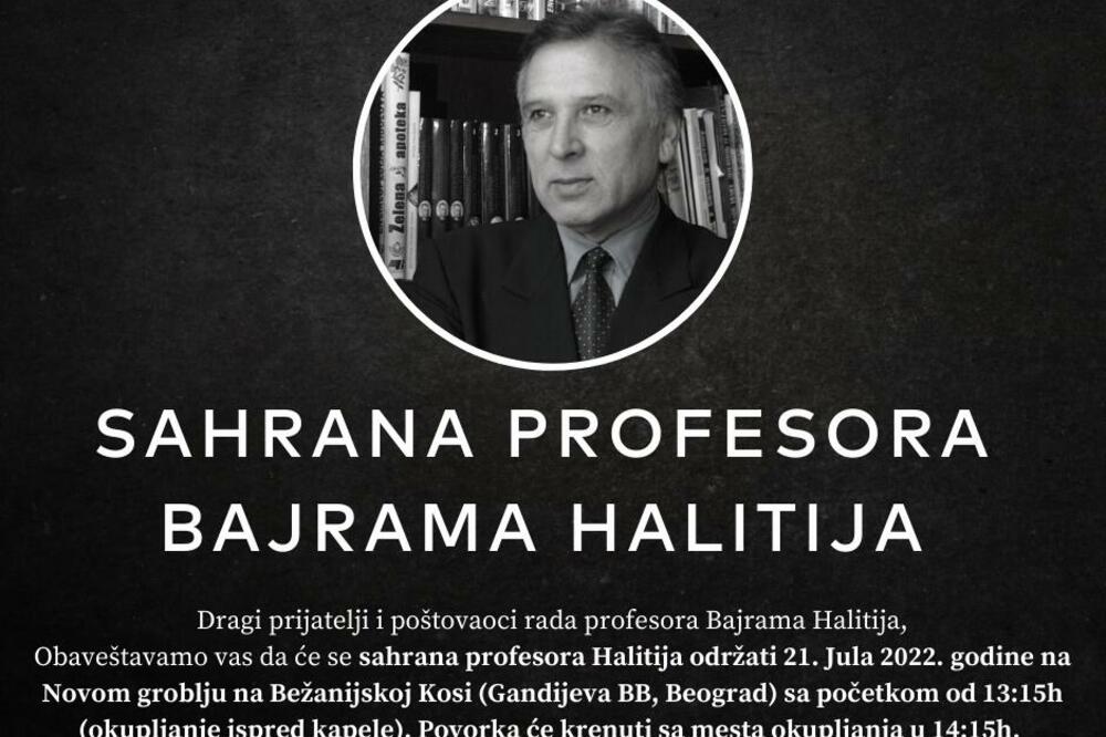POZNATI MESTO I VREME SAHRANE BAJRAMA HALITIJA: Srpski političar preminuo pre 2 dana