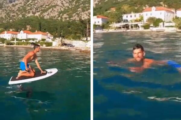Novak LETEO PO VODI! Probao EKSTREMNI SPORT u Dubrovniku: DA LI BISTE SE USUDILI? (VIDEO)