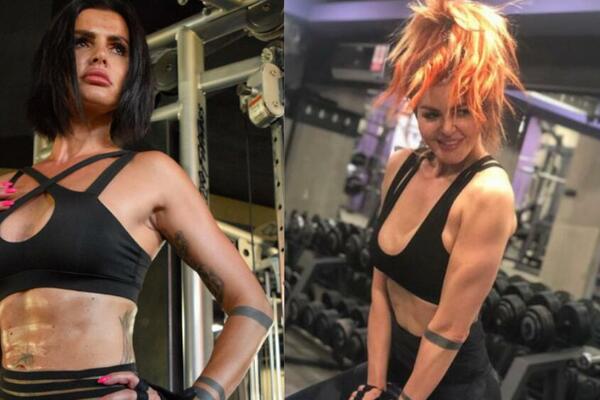 BUGARI ODLEPILI ZA ŽENOM MLADENA KRSTAJIĆA! Svaki mišić se ocrtava, ko bi smeo da joj stane na crtu! (FOTO)