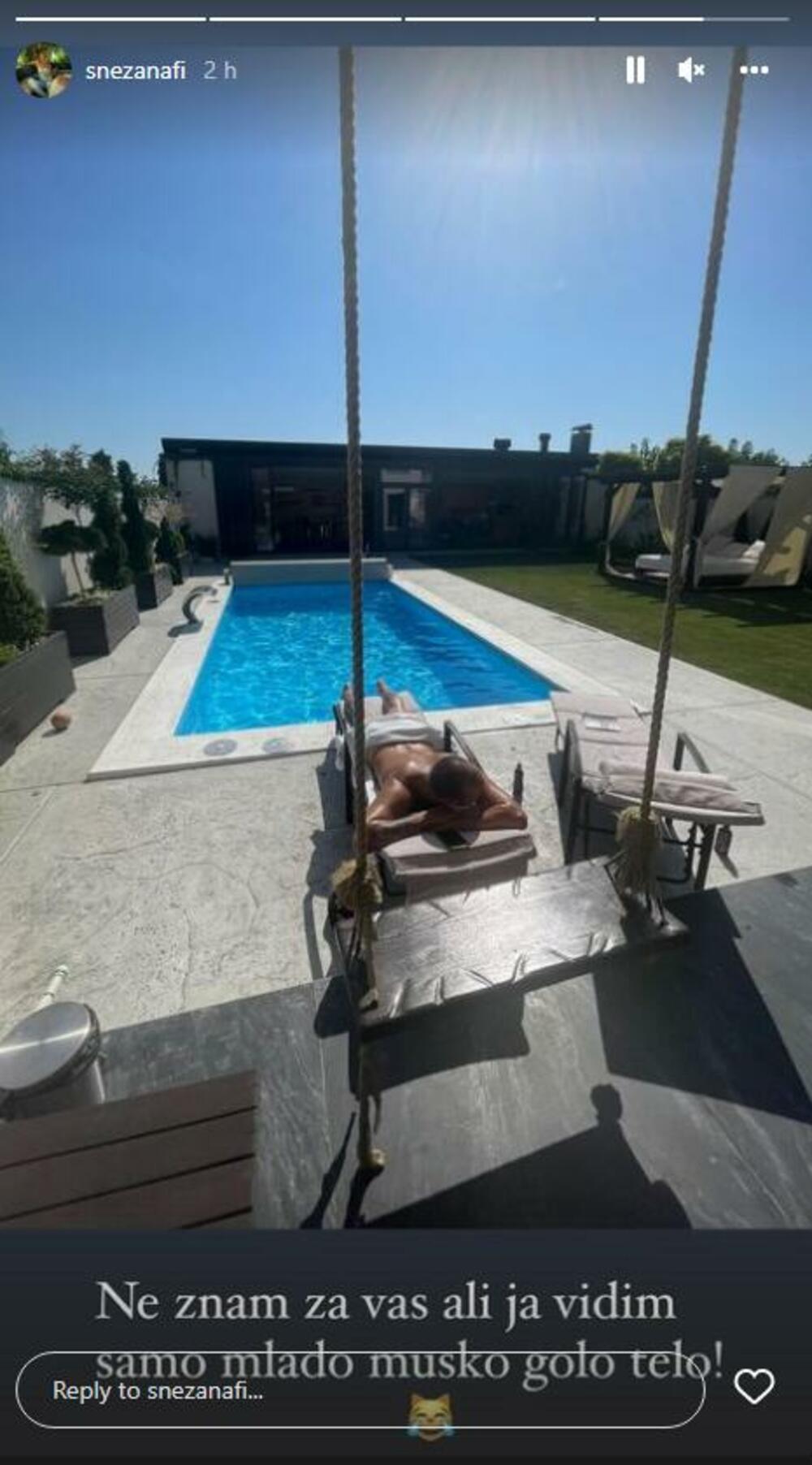 Snežana Borjan, Milan Borjan, Bazen