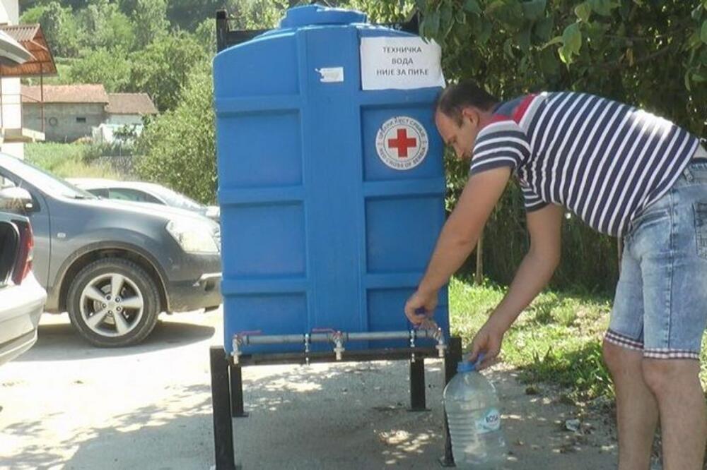 Restrikcije vode, Gornji Milanovac, Cisterna