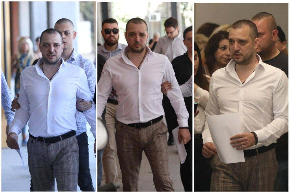 ŠOK ISPRED SUDA! Marjanovića drže da ne padne, SLOMLJEN OD BOLA, sin gleda potresne scene (FOTO)