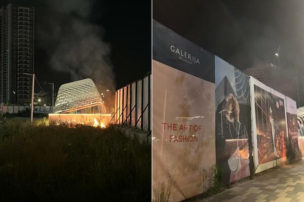 BUKNUO POŽAR U JEDNOM OD NAJELITNIJIH DELOVA BEOGRADA: Vatrogasci su na licu mesta, GORI DEPONIJA (FOTO)