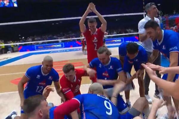 MALO JE FALILO DA PROKOCKAJU OGROMNU PREDNOST! Francuska slavila u uzbudljivom finalu! (VIDEO)