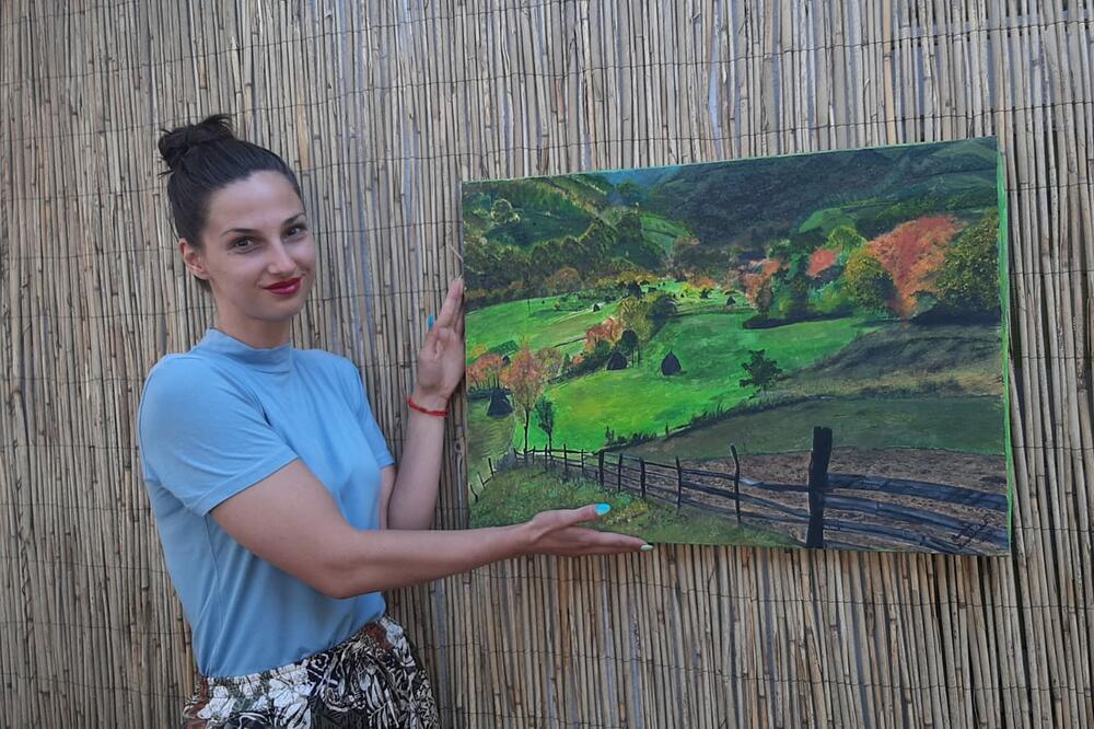 MILICA JE UČITELJICA, ALI I VRHUNSKA SLIKARKA: Četkicom stvara MAGIJU, svoj talenat prenosi i na ĐAKE (FOTO)