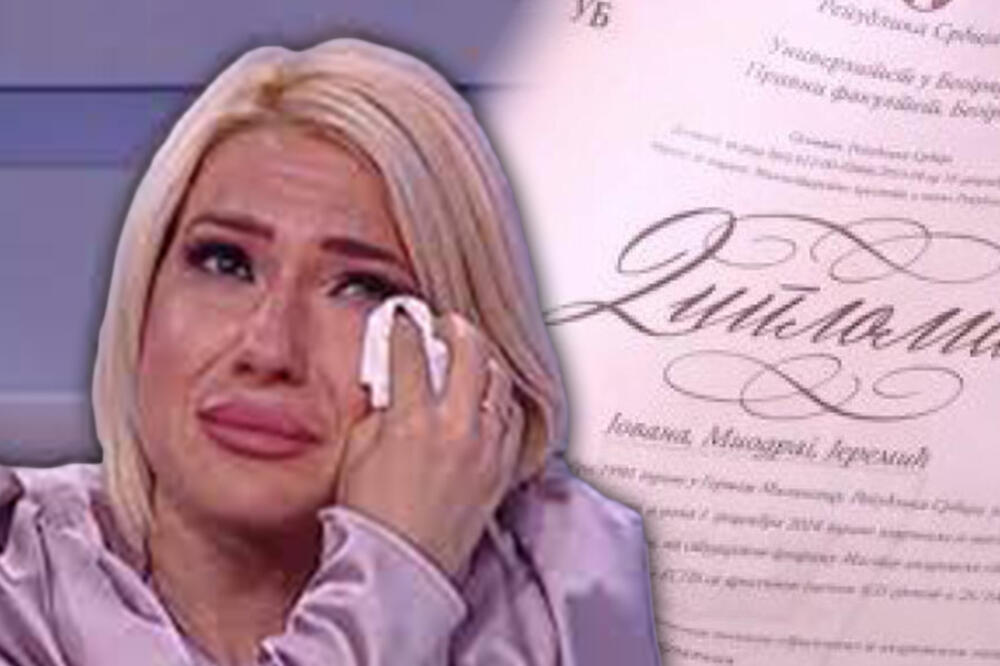 O ŠKOLOVANJU JOVANE JEREMIĆ SE STALNO GOVORI, MNOGO IMA NEVERNIH TOMA: Nema laži ni prevare, DOKAZ JE TU