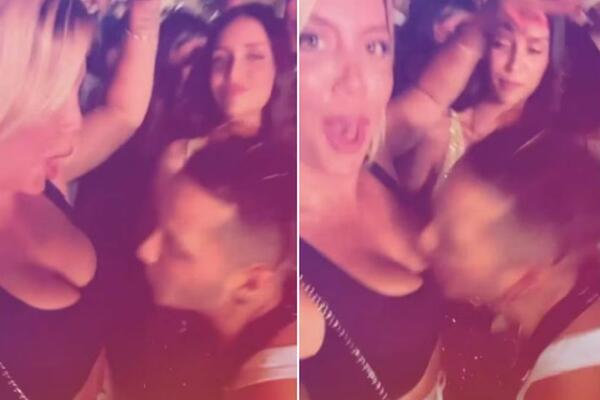 VANDA LUDUJE NA IBICI: Stranac joj 'ZAGNJURIO' u grudi! Sestra viče "IZBRIŠI TO", a šta će reći Ikardi? (FOTO)