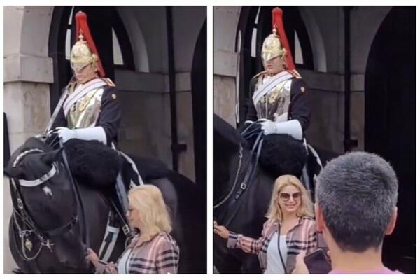 DOHVATILA KONJA ISPRED BAKINGEMSKE PALATE, PA ZAŽALILA: Pred svima joj je URADIO OVO, njena REAKCIJA SVE GOVORI