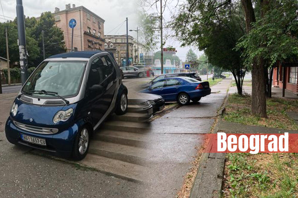 SMART SE "NASUKAO" KAO KIT NA OBALU: Beograđani gledaju u NEVERICI, kako je došlo do OVOGA?! (FOTO)