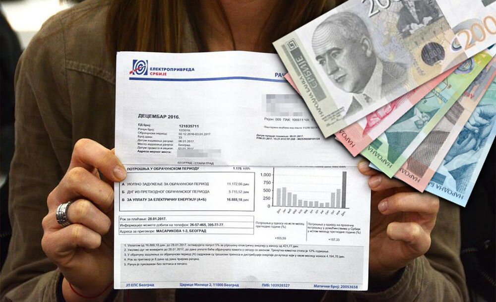 Plaćanje računa za struju