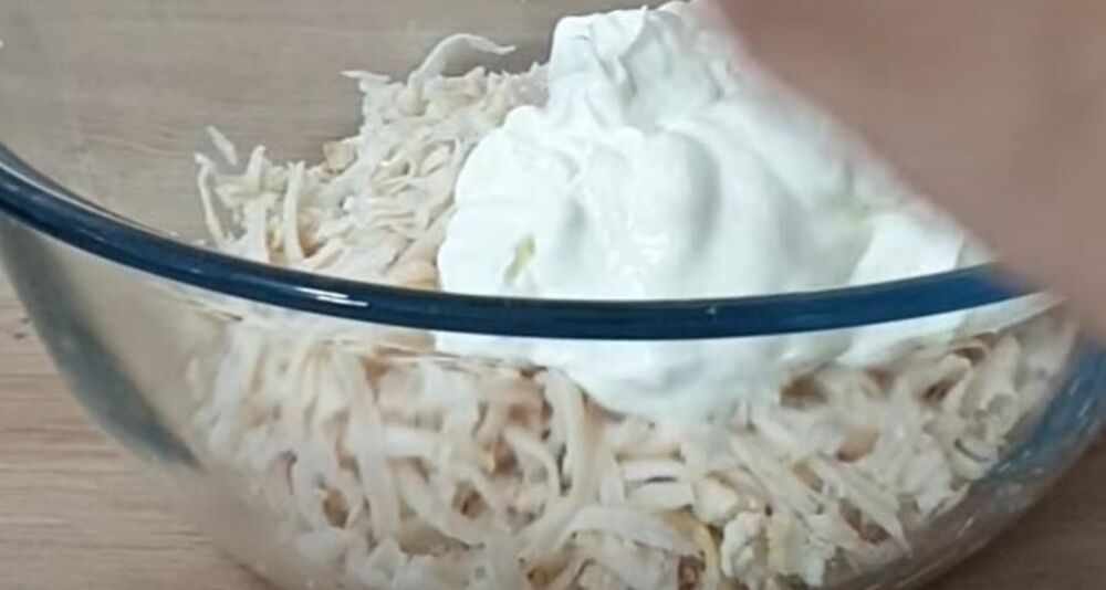 Pileća susam salata, Salata