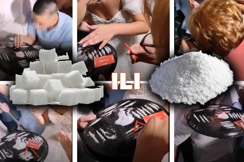 DA LI JE OVO NAJLUĐA SRPSKA SVADBA: Gosti sa POSLUŽAVNIKA šmrkali DROGU? Sve prenosili UŽIVO na Fejsbuku! (VIDEO)