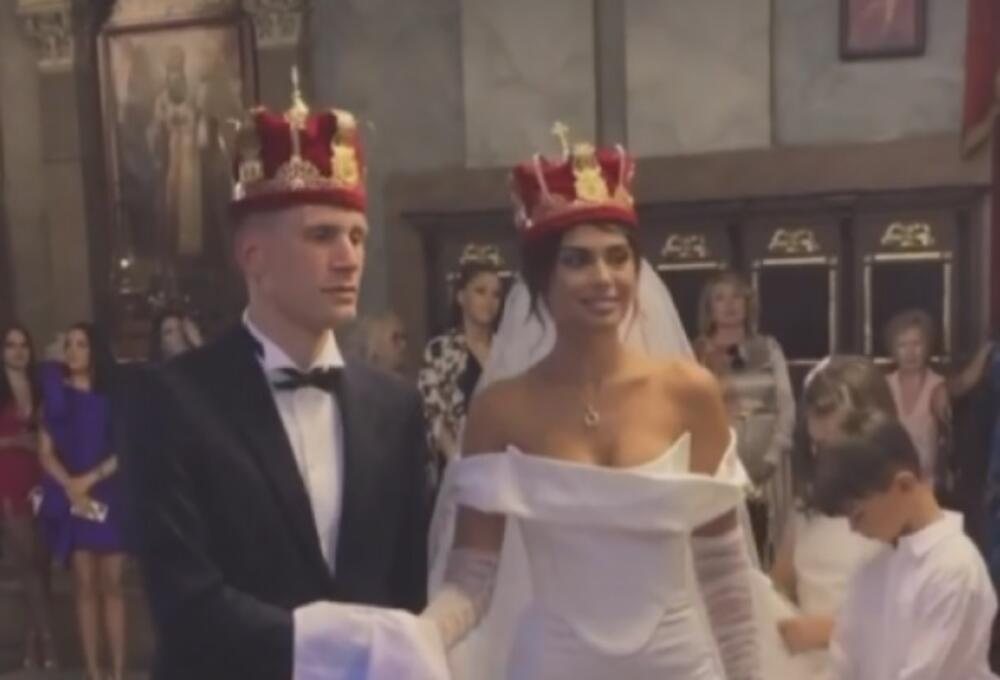 Nemanja Nedović, Mina Milutinović, Venčanje