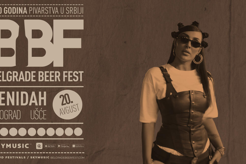 Regionalna trep ikona i kraljica festivala Senidah za najsnažniju postavu Belgrade Beer Festa!