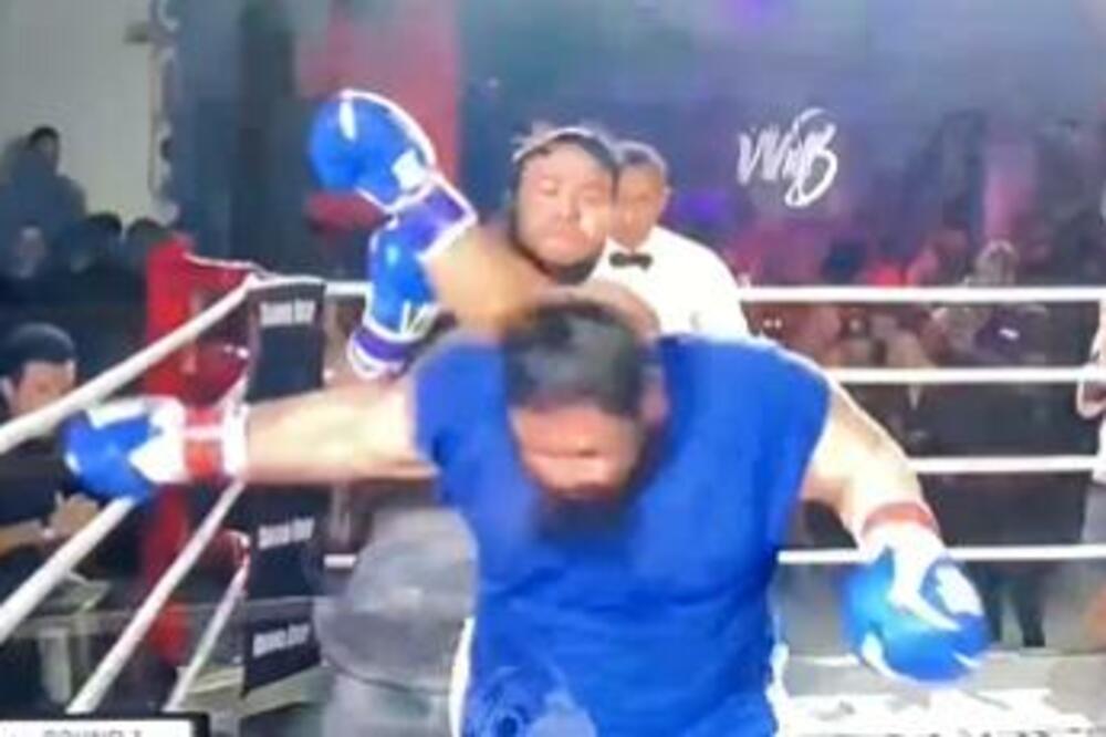 NAJGORI BOKS MEČ SVIH VREMENA: Dve gromade se obrukale, "Iranski Halk" bežao po ringu, SMEJURIJA! (VIDEO)