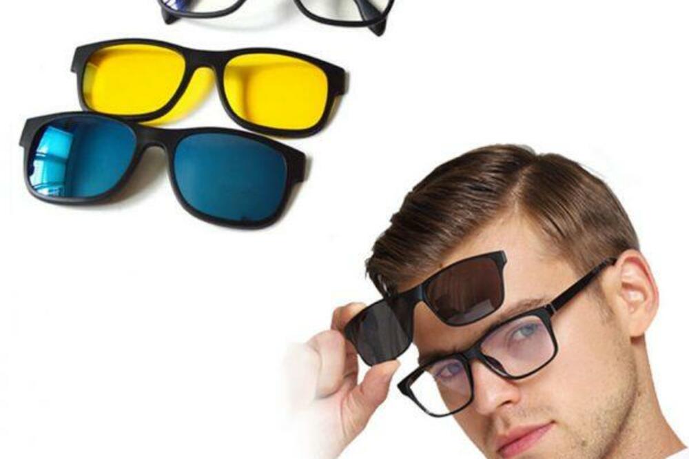 3 U 1 NAOČARE ZA SUNCE I VOŽNJU: Magične i višenamenske za samo 1.499 dinara!
