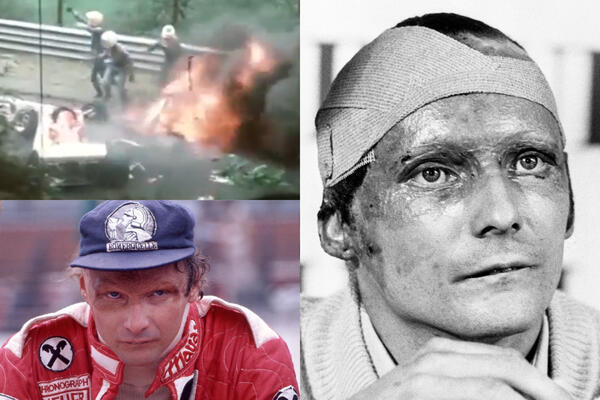 ČITAV MINUT JE NIKI LAUDA GOREO ZAROBLJEN U BOLIDU: Sveštenik ga spremio za onaj svet, a on se vratio po titulu!