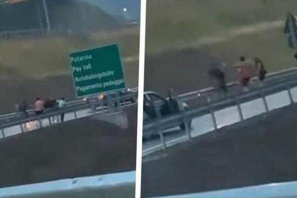 PODNETA KRIVIČNA PRIJAVA PROTIV SRBA I CRNOGORACA! Makljali se na auto-putu ko da im je zadnje