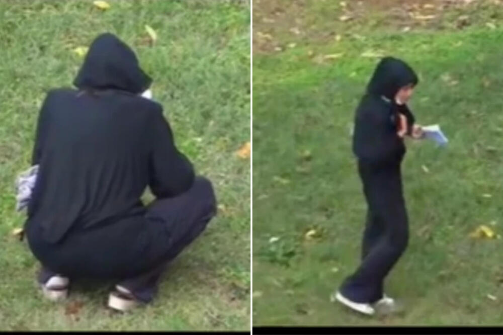 HOROR U PARKU U CENTRU GRADA: Uhvaćena žena u CRNOM kako obavlja "RITUAL", scena će vas ZALEDITI! (VIDEO)