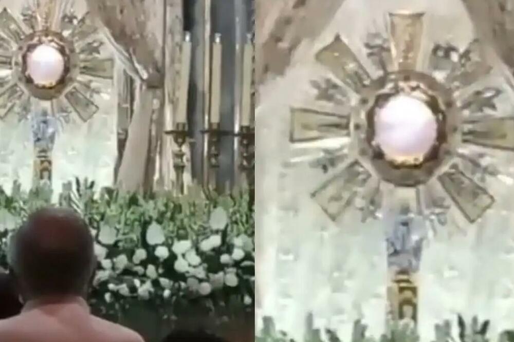 BIZARAN SNIMAK IZ CRKVE KRUŽI MREŽAMA: Pop i vernici ubeđeni da se desilo ČUDO, gledajte samo OVO! (VIDEO)