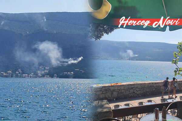 NOVI POŽAR U HERCEG NOVOM: Gusti dim se nadvio DRUGI DAN ZAREDOM! (FOTO)
