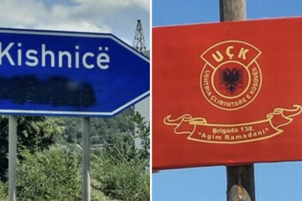 NASTAVLJA SE SA PROVOKACIJAMA SRBA NA KOSOVU: Precrtan znak na srpskom jeziku! (FOTO)