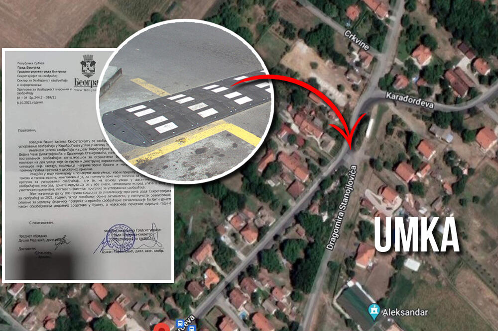 MEŠTANI UMKE PISALI SEKRETARIJATU SAOBRAĆAJA, DEČKO JE TU POGINUO! Dobili smo odgovor nadležnih, evo šta se dešava