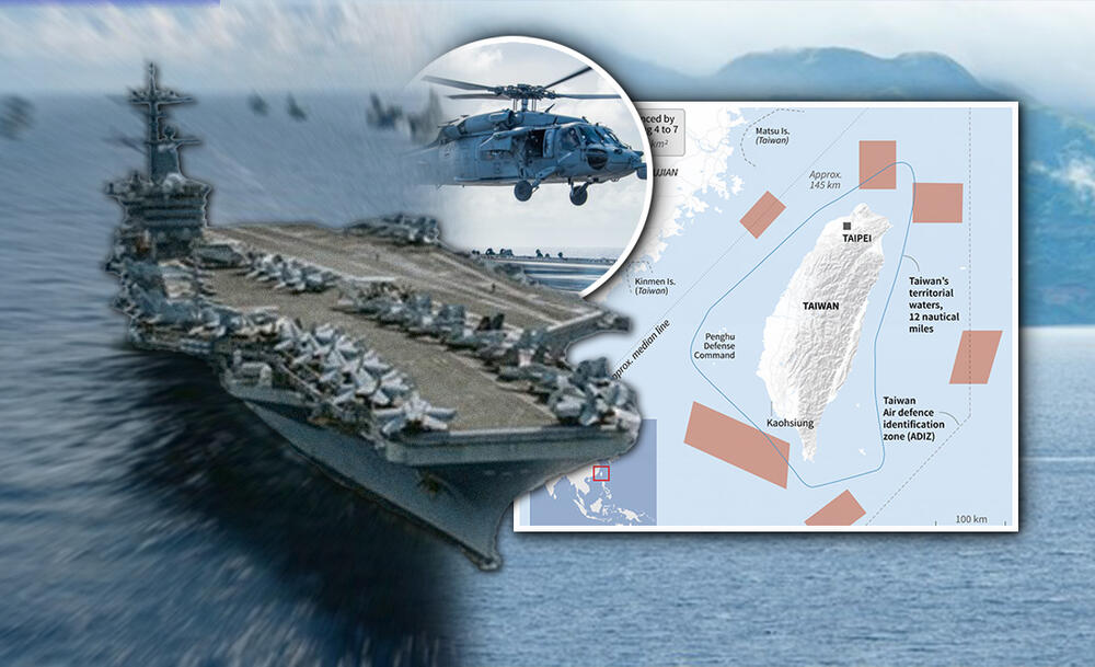 Tajvan, Kina, Vojne vežbe
