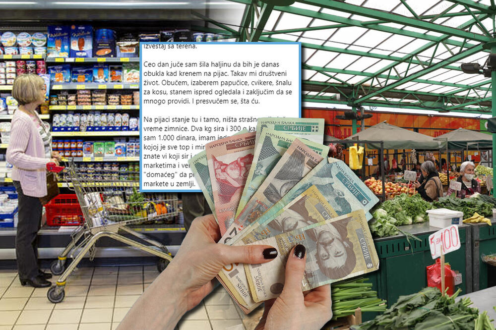 MIRJANA JE OTIŠLA NA PIJACU DA KUPI SIR, RIBU I PIRINAČ, A VRATILA SE PRAZNIH RUKU! Razlog se tiče svih NAS! (FOTO)