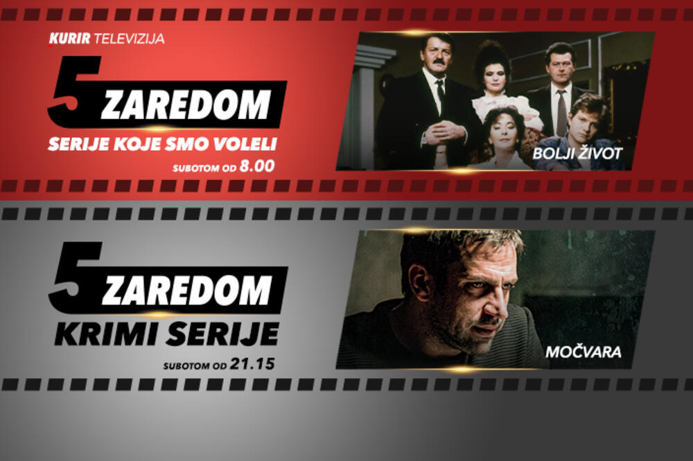 “BOLJI ŽIVOT” I “JEDINI IZLAZ” U 5 ZAREDOM! Pogledajte danas sve propuštene epizode popularnih serija na Kurir tv
