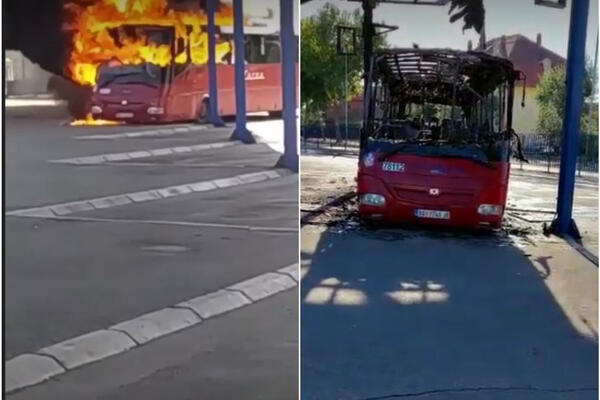 UGAŠEN POŽAR NA AUTOBUSKOJ U OBRENOVCU: Jezivi PRIZORI nakon VATRENE STIHIJE, SAMO OVO JE OSTALO OD VOZILA! (VIDEO)
