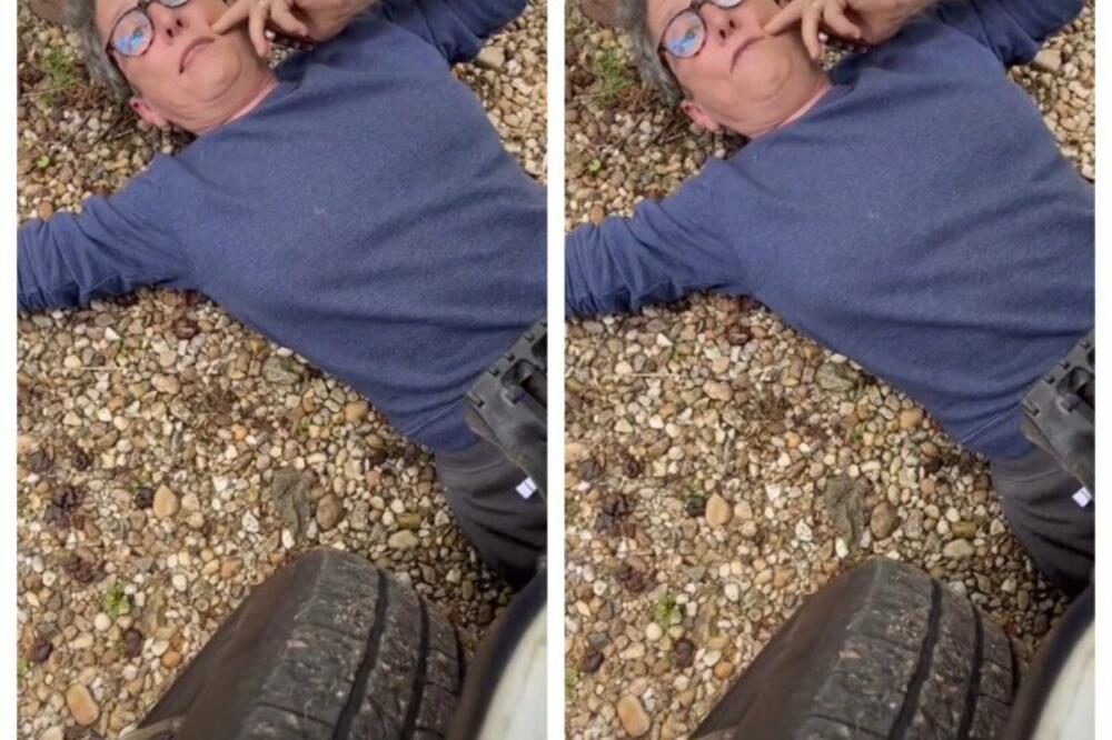 SULUD POTEZ ŽENE PODSETIO NA "KO TO TAMO PEVA": 23 miliona ljudi gledalo šta radi ISPOD NJEGA (VIDEO)