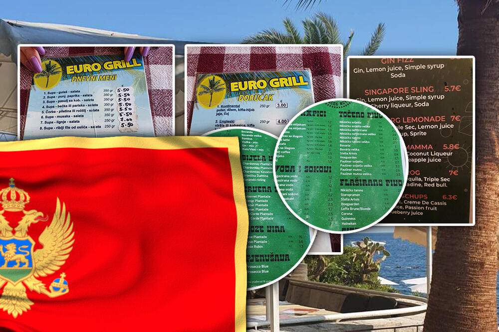 ESPRESO U HERCEG NOVOM U JEKU SEZONE: Na jednom mestu kafa 150 dinara, na drugom FLAŠICA VODE 500! (FOTO)