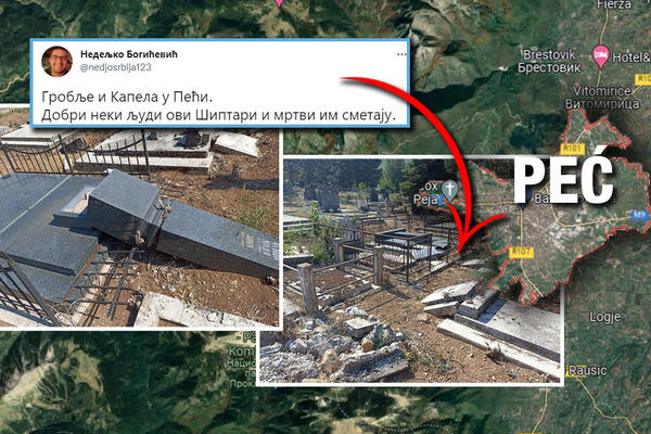 "GROBLJA PUNA FLAŠA, IZMETA I OTPADAKA"! Mučna fotografija iz Peći izazvala GNEV kod Srba (FOTO)